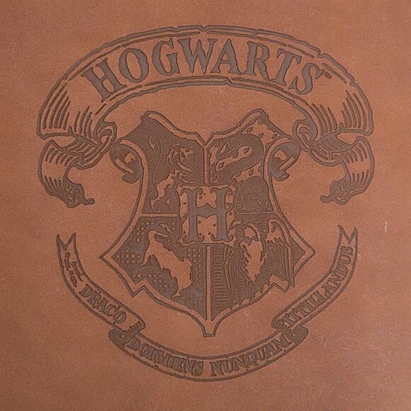 Harry Potter Journal CultureFly Faux Leather Brown Blank Bookmark Diary Notebook - Picture 2 of 6